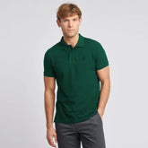 polo rplh regular fit embroidered dark green premium polo for men